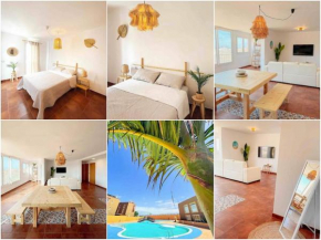 Apartamento Casa Bamboo Corralejo, espacioso, piscina y parking